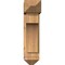 Ekena Millwork Westlake Arts and Crafts Smooth Bracket w/ Offset Brace, Western Red Cedar, 7 1/2"W x 22"D x 30"H BKT0806X22X30WTL03SWR - alternate 3